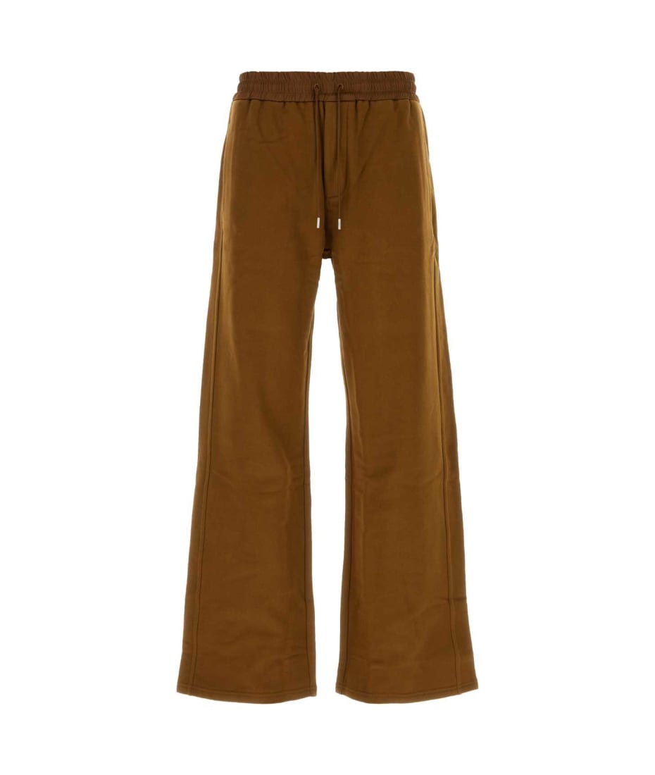 パンツ Saint Laurent Dark brown cotton pant (788092Y04VD 7073) Saint Laurent Brown Cotton Joggers | italist