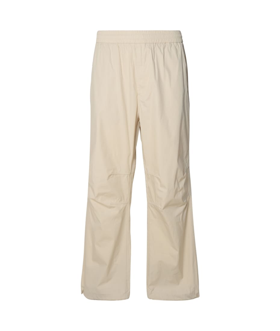 Burberry Beige Cotton Blend Trousers | italist