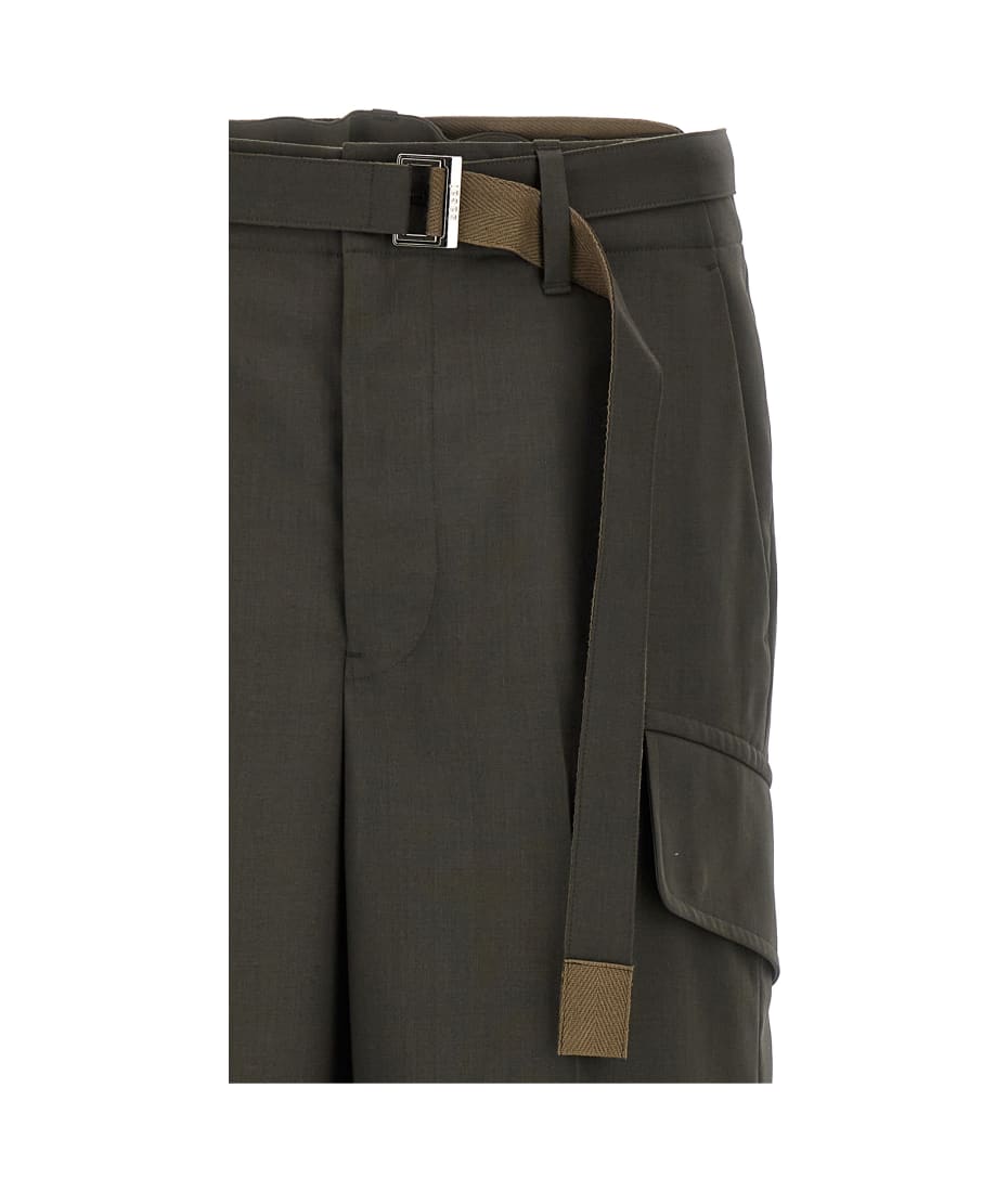 sacai suiting pants ss khaki サイズ1 Sacai 'suiting' Pants | italist
