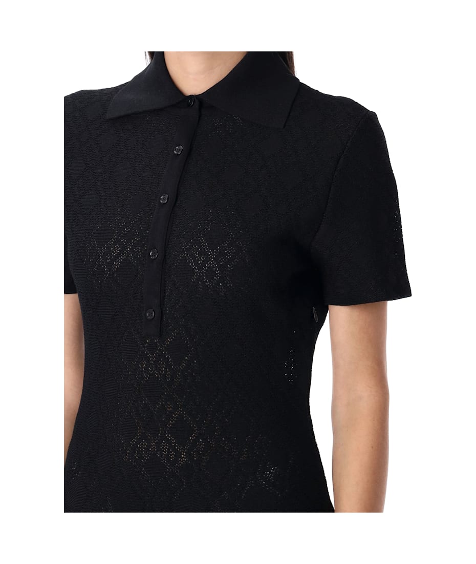 ワンピース GIVENCHY \"MONOGRAM 72\" JACQUARD POLO STYLE DRESS Givenchy POLO DRESS IN MONOGRAM 72 JACQUARD | givenchy