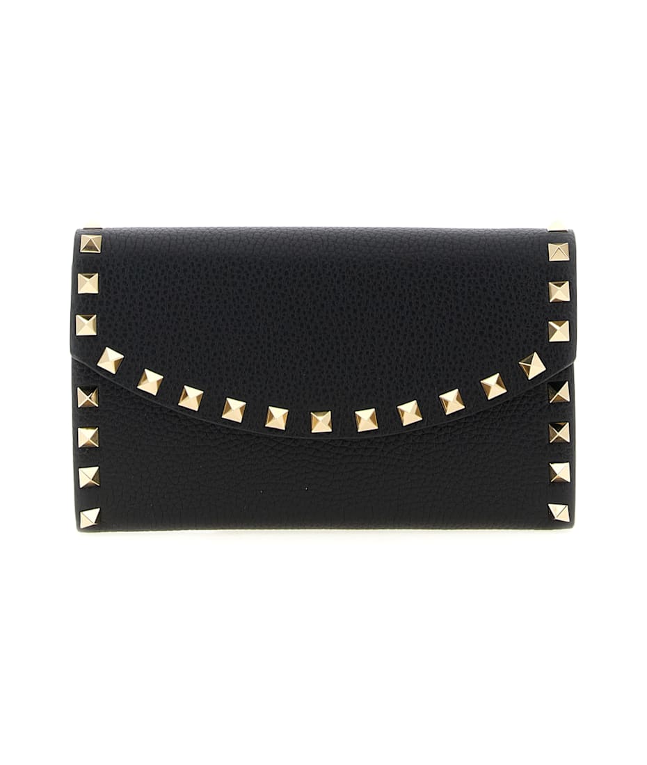 長財布 Valentino Garavani 'Rockstud' wallet on chain 0400022397680_BLACK?wid=600&