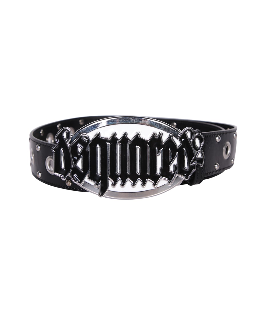 Dsquared2 Gothic Logo Buckled Belt | italist