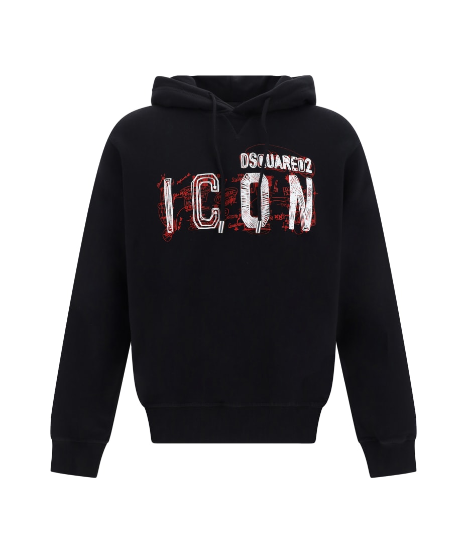Dsquared2 Icon Scribble Cool Fit Sweatshirt フリース 通販