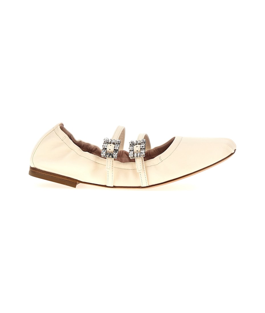 【関税&送料込】Roger Vivier Roger Vivier Nappa Ballet Flats ROGER VIVIER Belle Vivier leather ballet flats | NET-A-PORTER