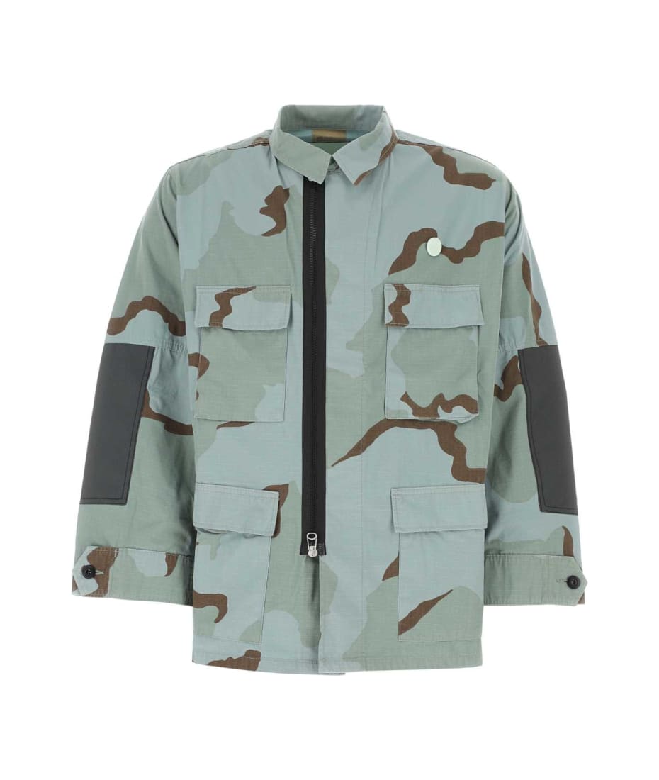 Tシャツ・カットソー OAMC Printed cotton blend shirt (23E28OAX19CAPOA055 307) OAMC Printed Cotton Blend Shirt | italist