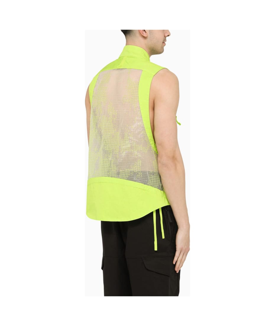 Très Bien - Stone Island Shadow Project Devore Vest Pistachio