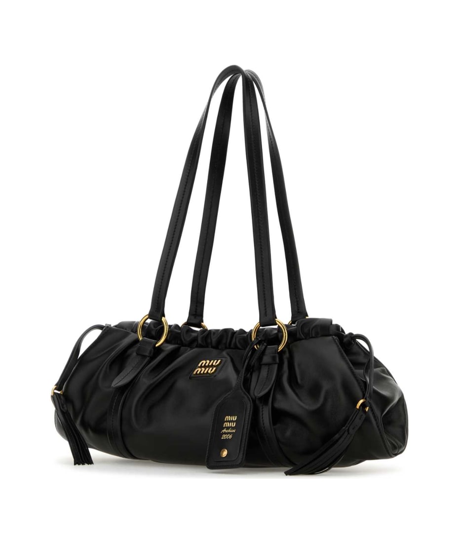 MIU MIU JOIE ショルダーバッグ Miu Miu Joie ショルダーバッグ | ブラック | FARFETCH JP