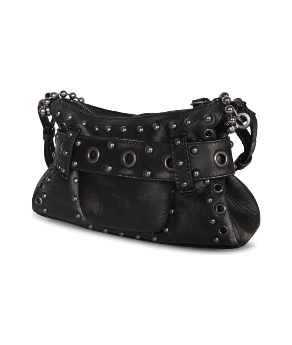 DSQUARED2 Gothic Belt レザークラッチバッグ DSQUARED2 Gothic Belt レザークラッチバッグ | ブラック