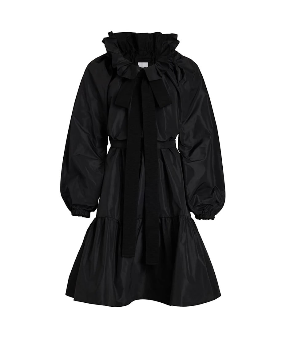 blue dress for baby girl The Handloom Gaia Drawstring Mini Dress - Black main image 0