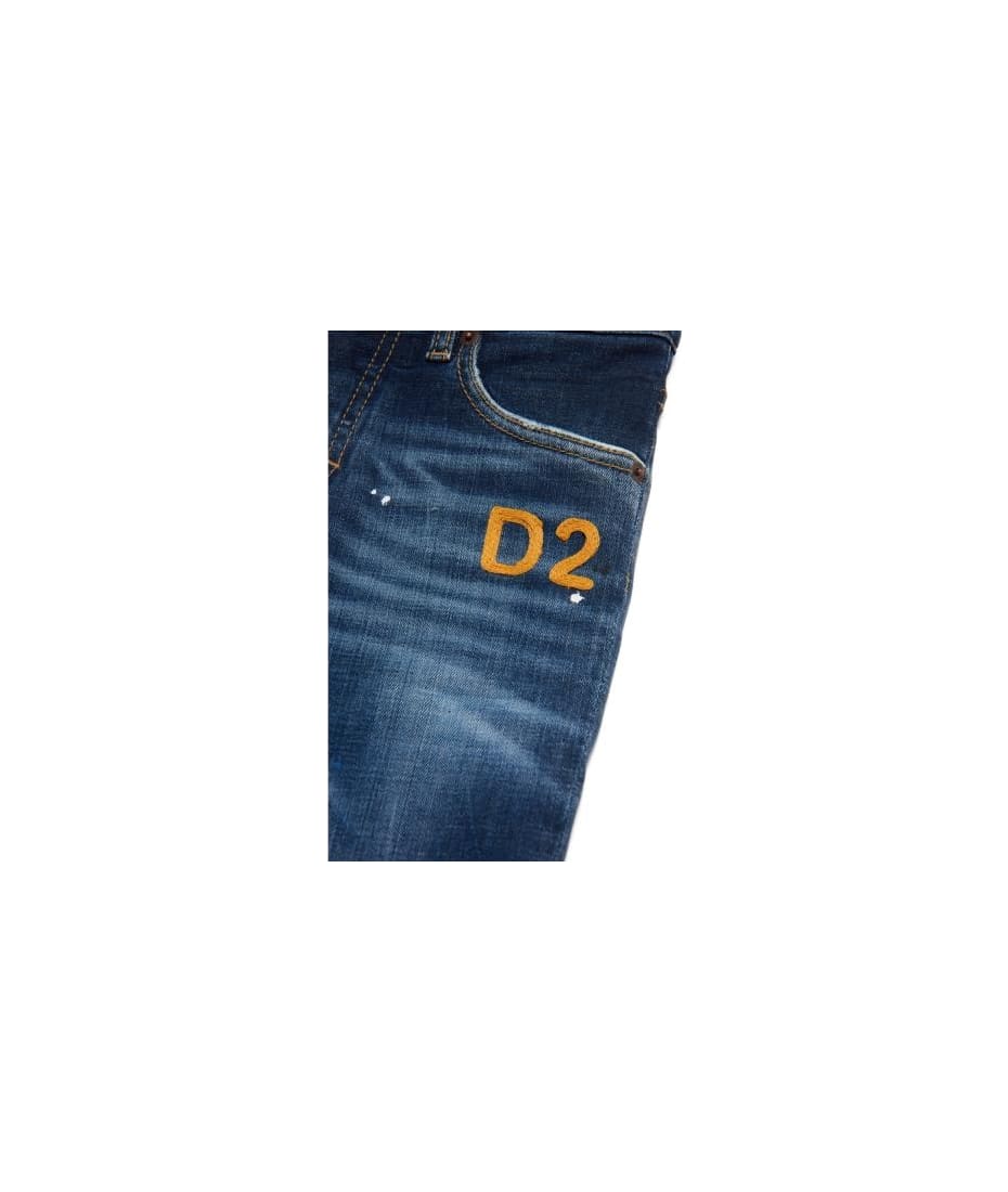 Dsquared2 Straight Jeans With Print | italist
