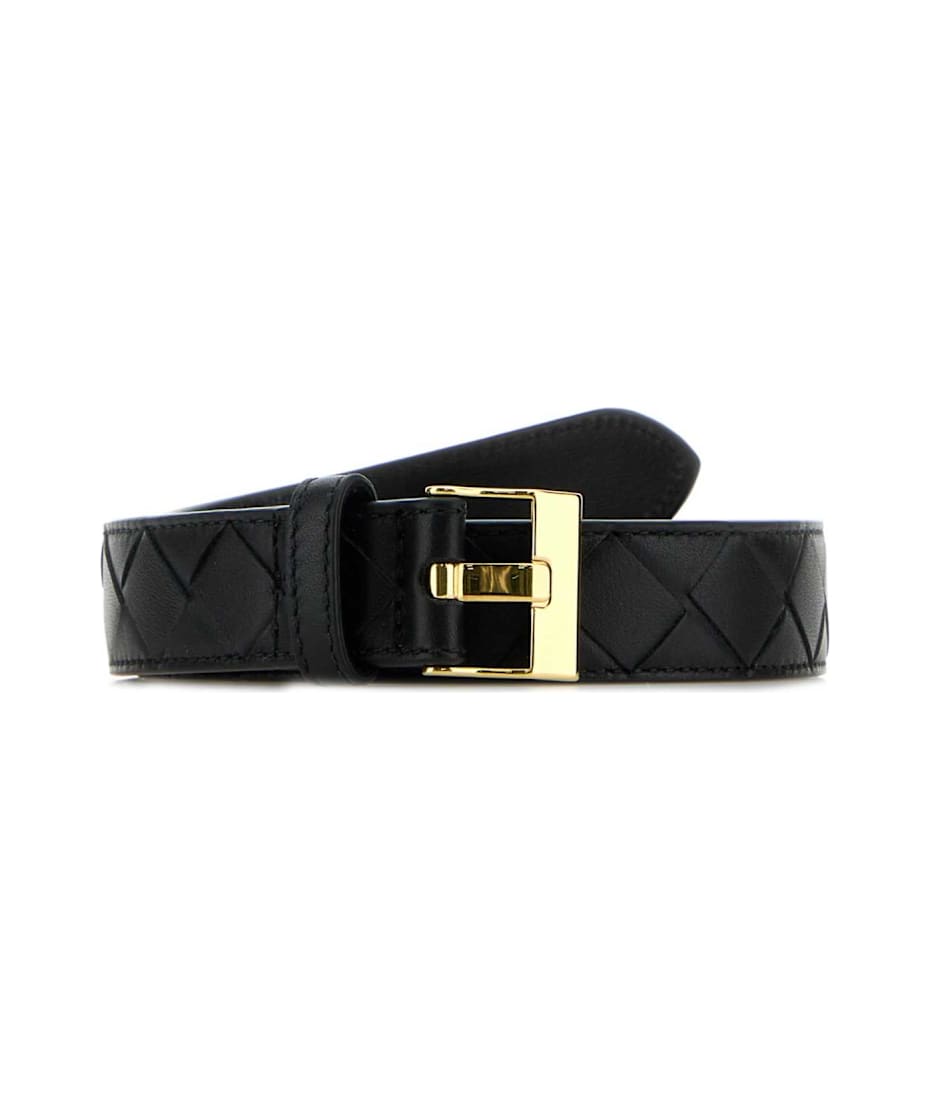 ベルト BOTTEGA VENETA Leather belt with intrecciato motif Nero Bottega Veneta® Men's Intrecciato Belt in Nero. Shop online now.