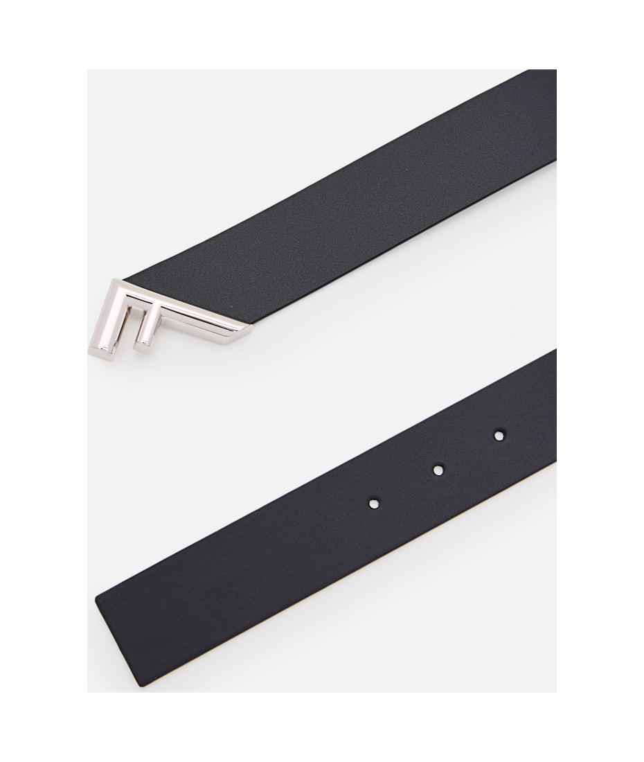 Fendi Leather Belt - Black