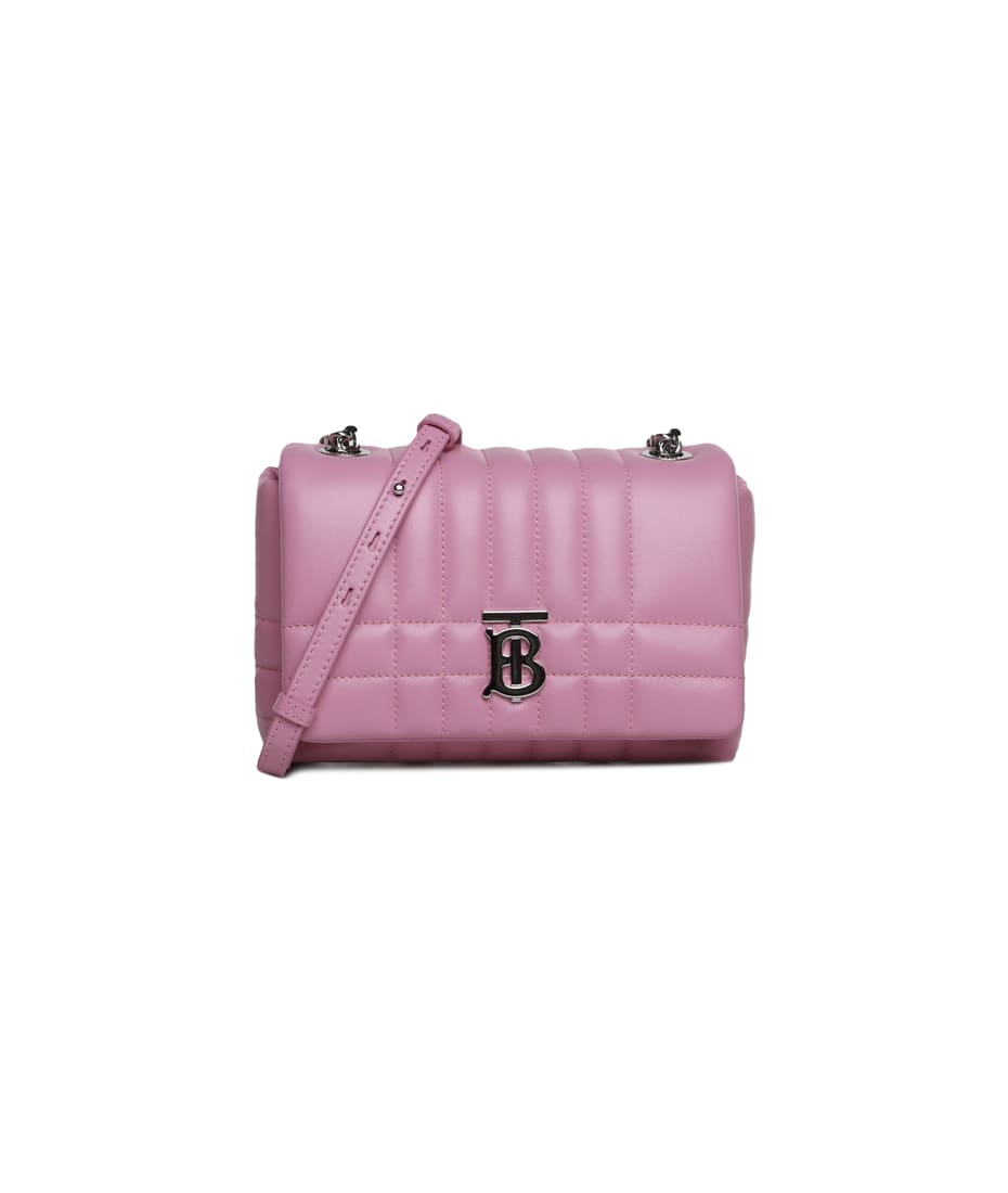 Burberry Small Lola Quilted Leather Camera Bag Pink