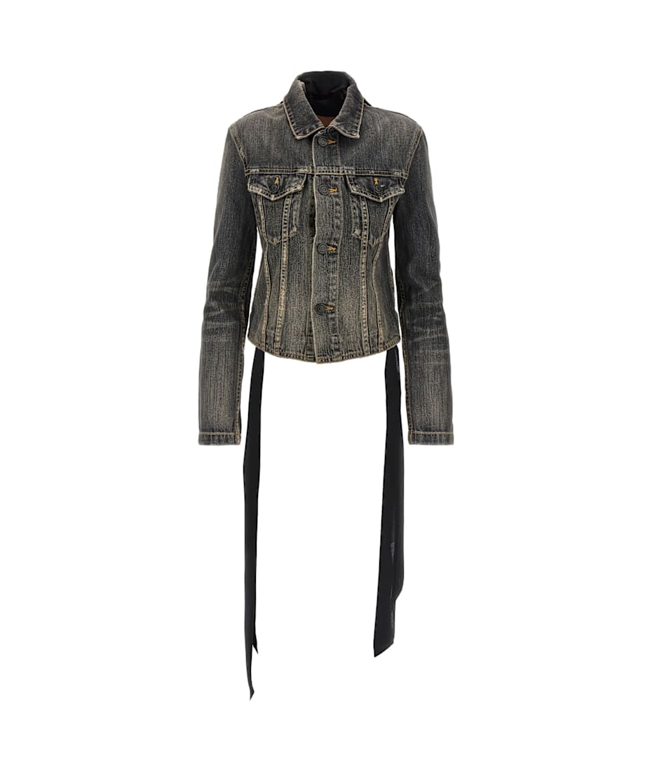 ジャケット BALENCIAGA SS25 'Lace Up' denim jacket (831697TSW67 1441) Balenciaga | Lace-Up Denim Jacket at Ekseption - EKSEPTION USA