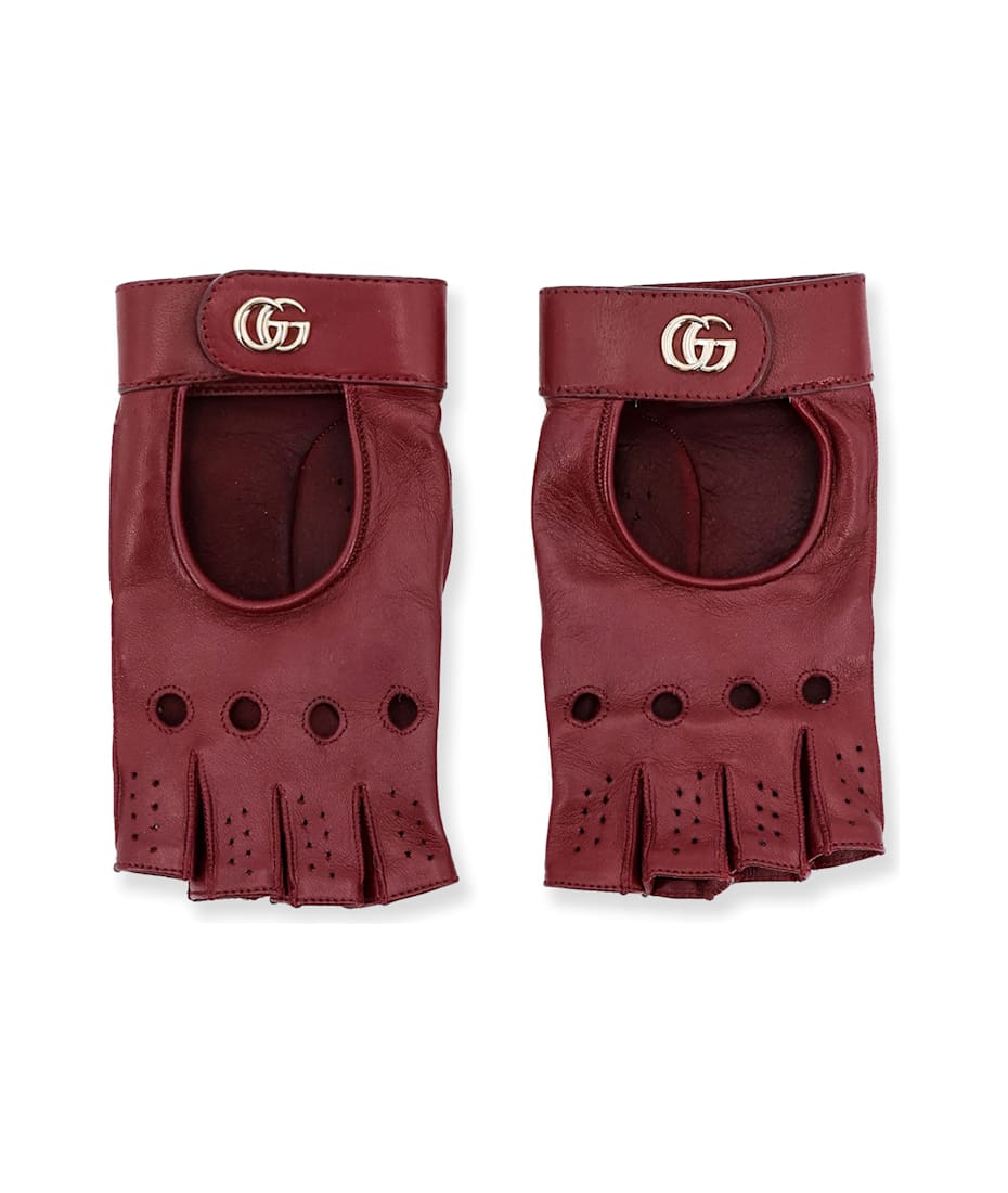 手袋 GUCCI Fingerless leather gloves Gucci Fingerless Leather Gloves | italist