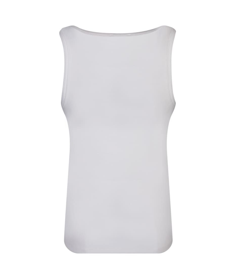 MONCLER モンクレール ホワイトメッシュタンクトップXL MONCLER