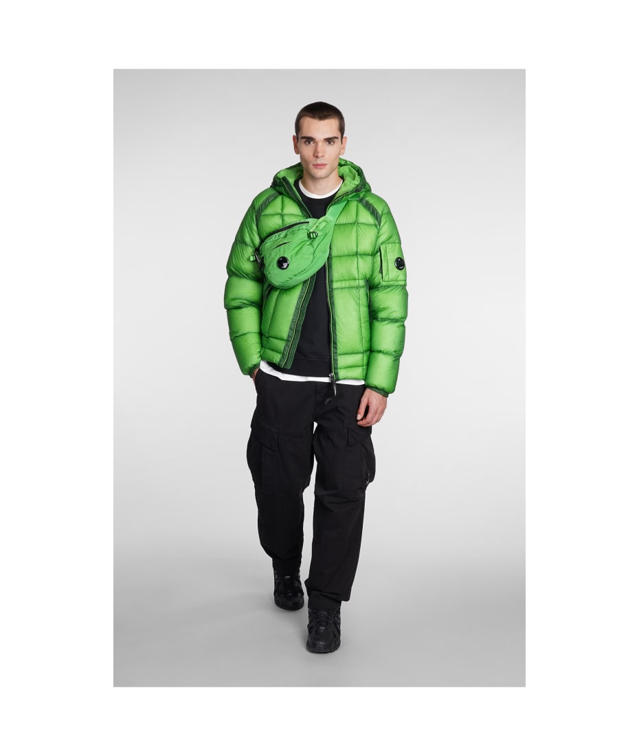 C.P. Company Puffer In Green Polyamide