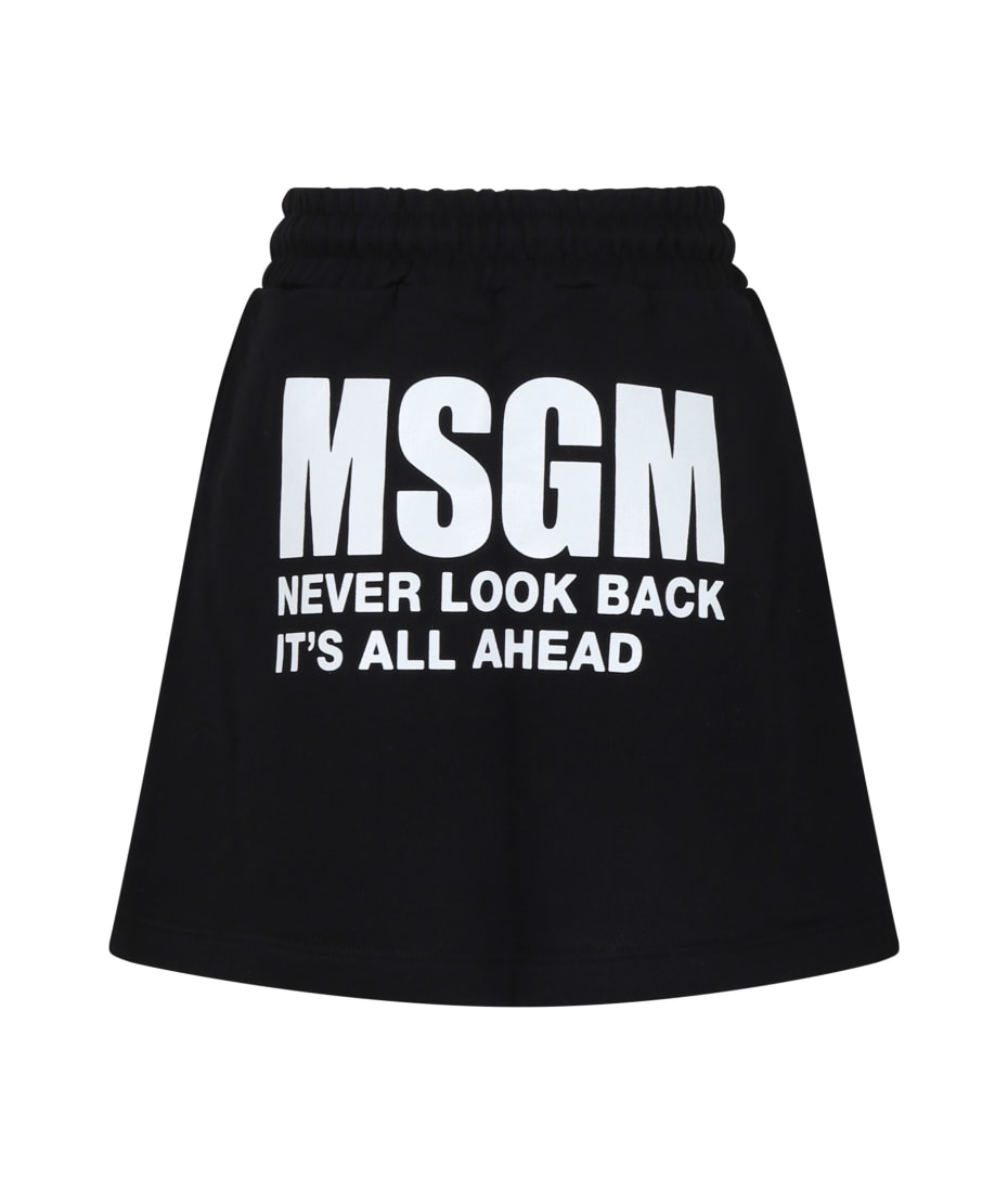 スカート MSGM 3741MDD04L 247622 99 Skirts Black 3841MDD29P_257264_99_02_1200x.