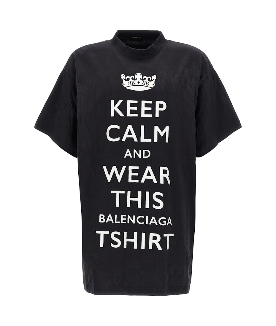 Balenciaga 'keep Calm' T-shirt | italist