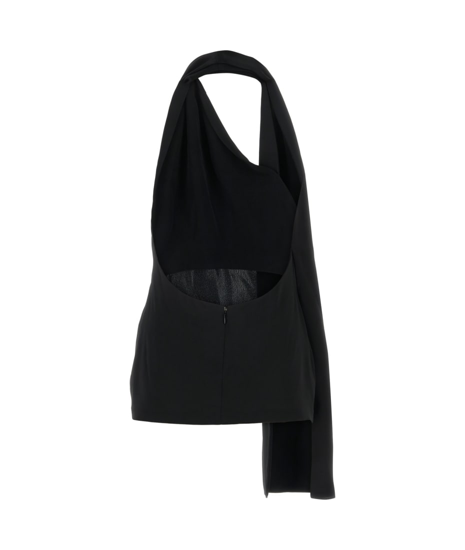 ワンピース LOEWE Black Satin Mini Dress Loewe Black Satin Mini Dress | italist