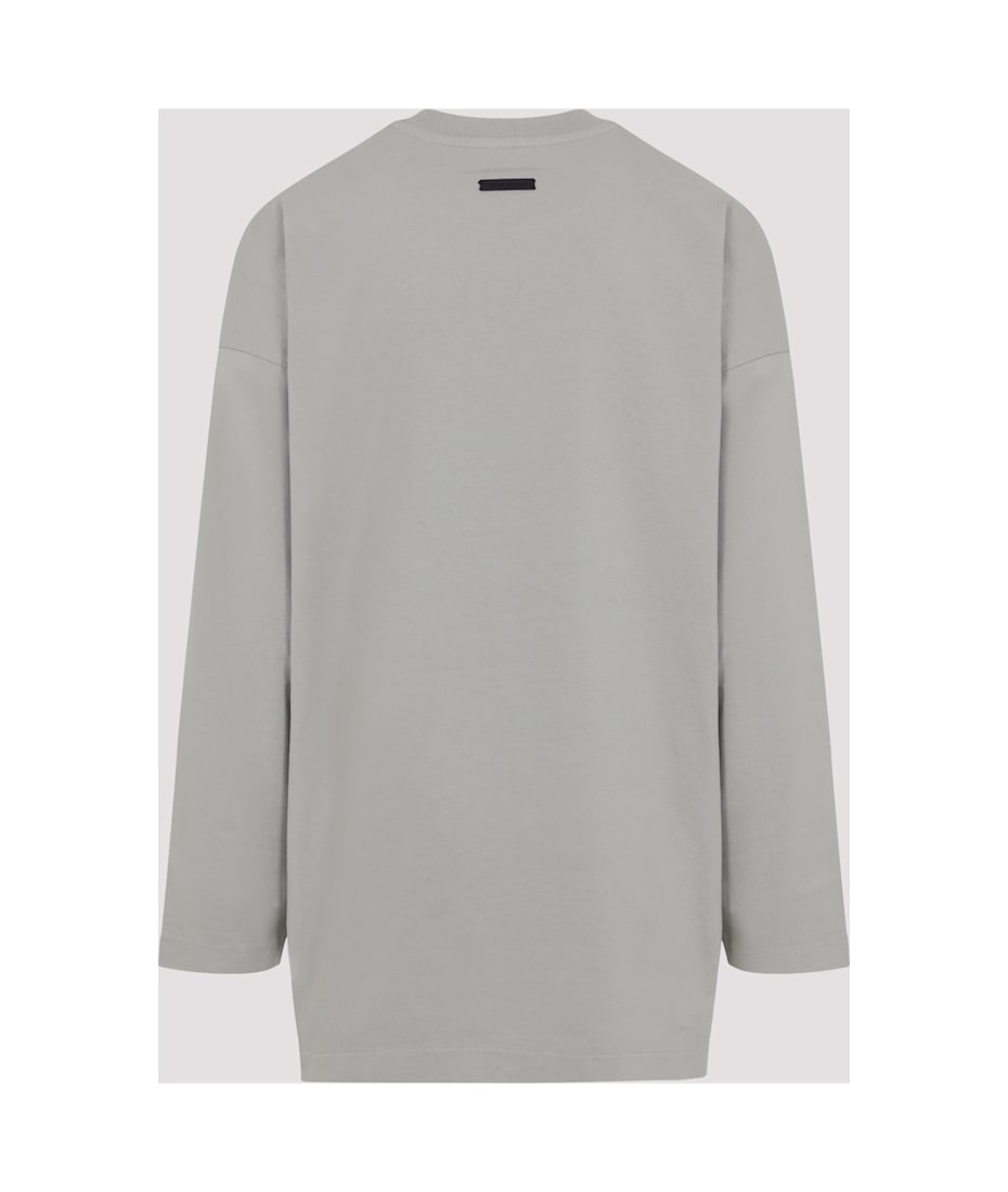 Tシャツ・カットソー FEAR OF GOD SS25 'Eternal' T-shirt (FGE2505101HWJ DOVEGREY) Fear Of God Dove Grey Cotton Eternal Long Sleeve Tee | ShopSimon