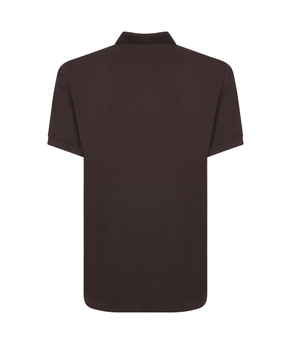 【送料&関税込】Dolce & Gabbana Brown Cotton Polo Shirt 22057127_52668565_600.jpg