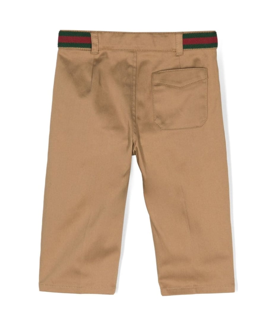 Gucci Kids Trousers Brown - Brown