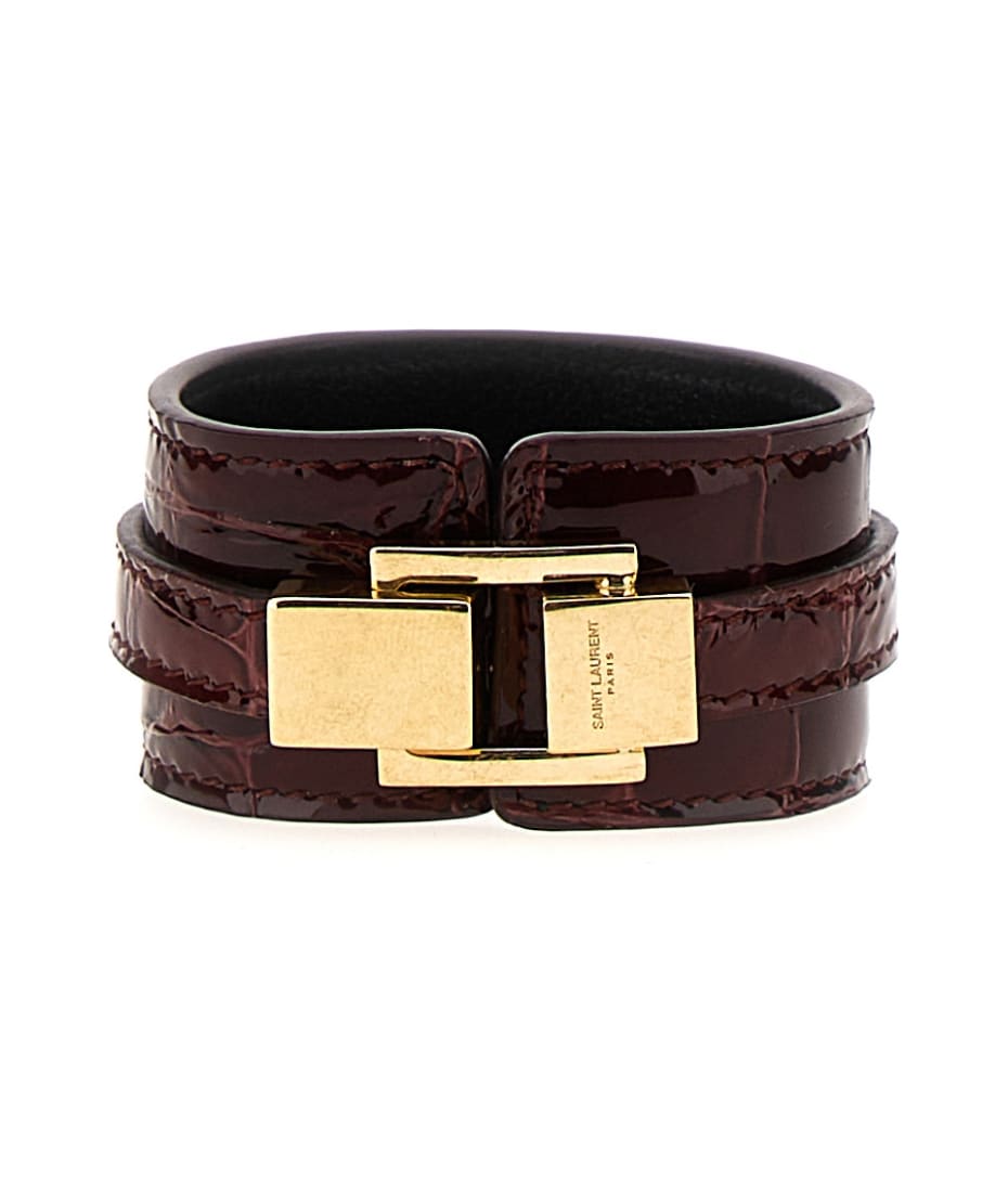 【関税&送料込み】Saint Laurent 'Le CarrAC' Bracelet Saint Laurent 'le Carré' Bracelet | italist