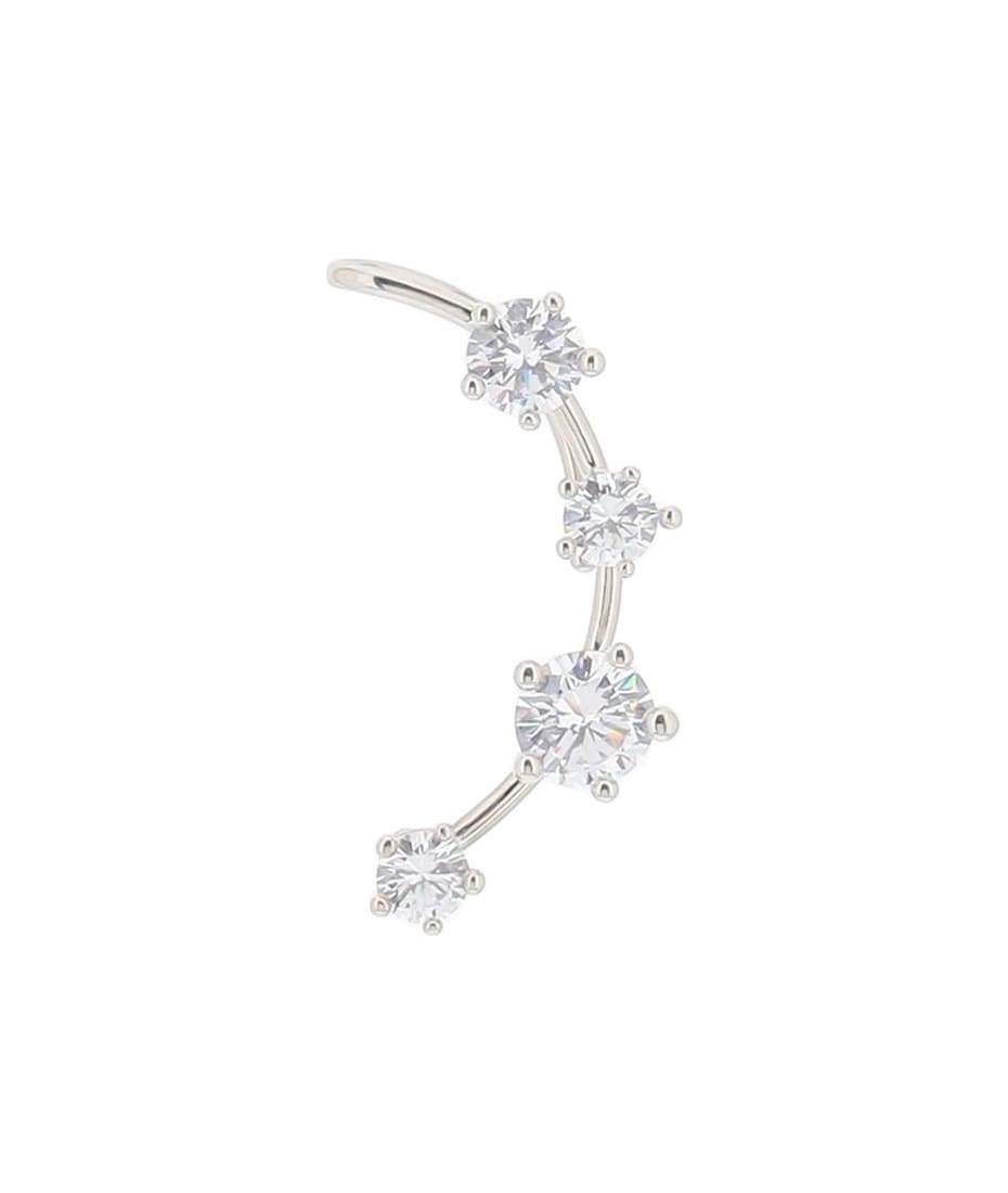 【Panconesi】シルバー Diamanti イヤカフ Panconesi: Silver Diamanti Ear Cuff | SSENSE 日本