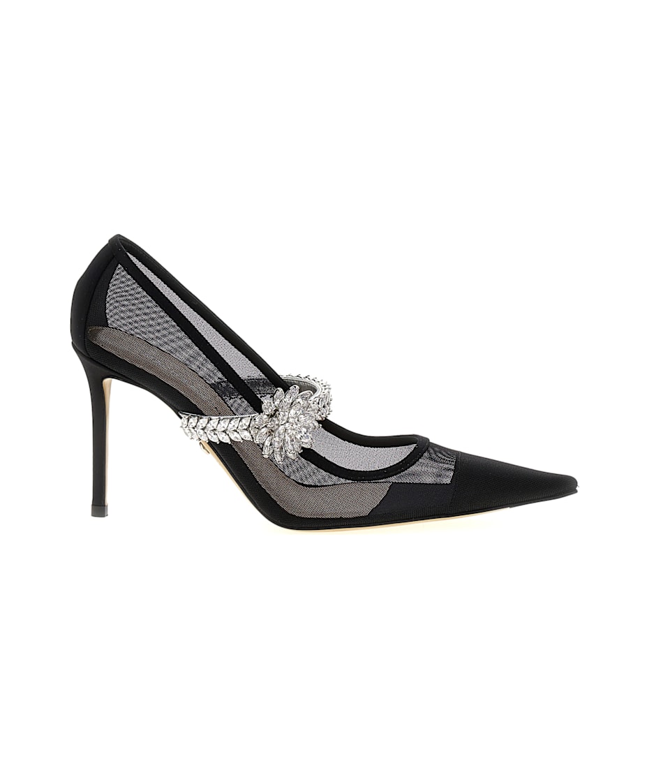 パンプス MACH & MACH SS25 'Lotus' pumps (R25S090695NETB17 BLACK) Mach & Mach 'lotus' Pumps | italist
