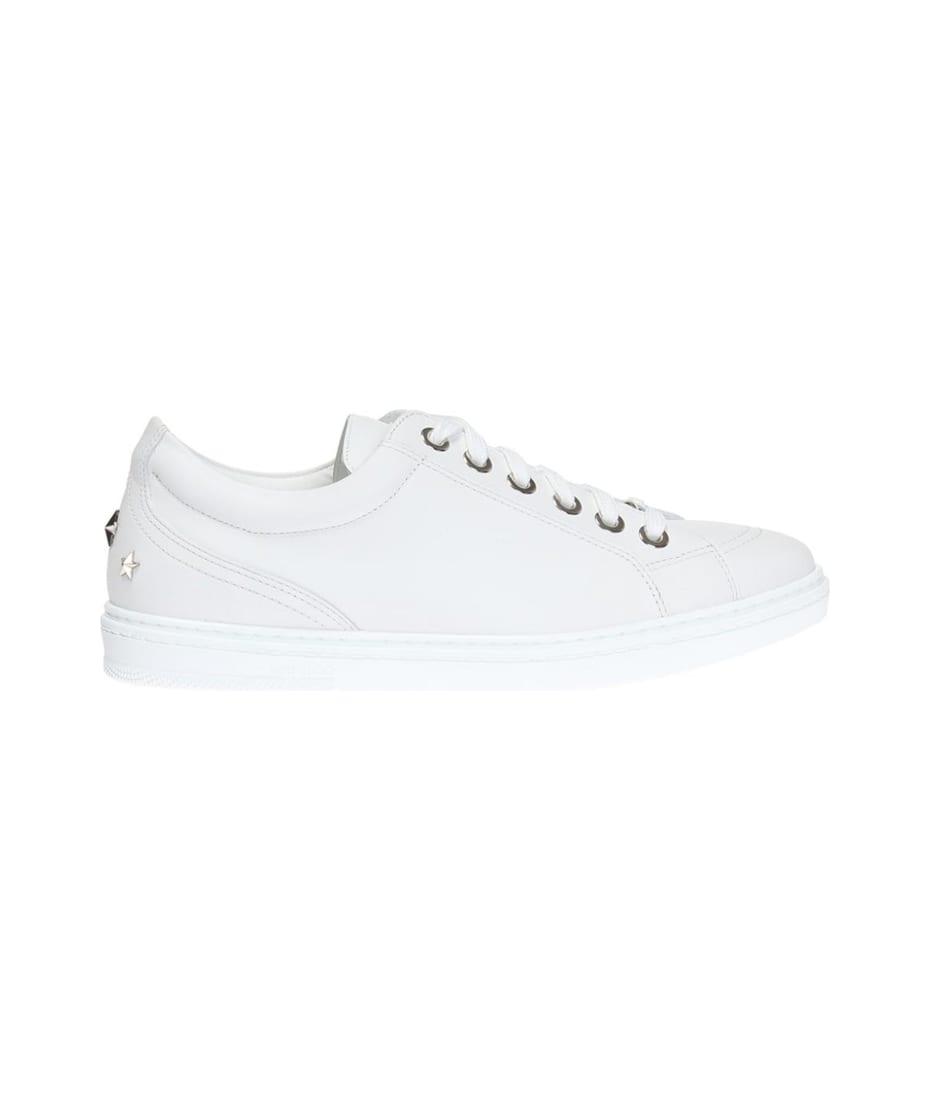 JIMMY CHOO★Cash JC Sneaker Jimmy Choo CASH JC Sneakers Low Cut Leather Logo 36 23cm