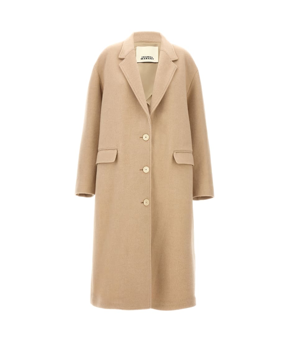 コート ISABEL MARANT 'Efezia' coat Beige MA0265FAB3D03I Isabel Marant 'efezia' Coat | italist
