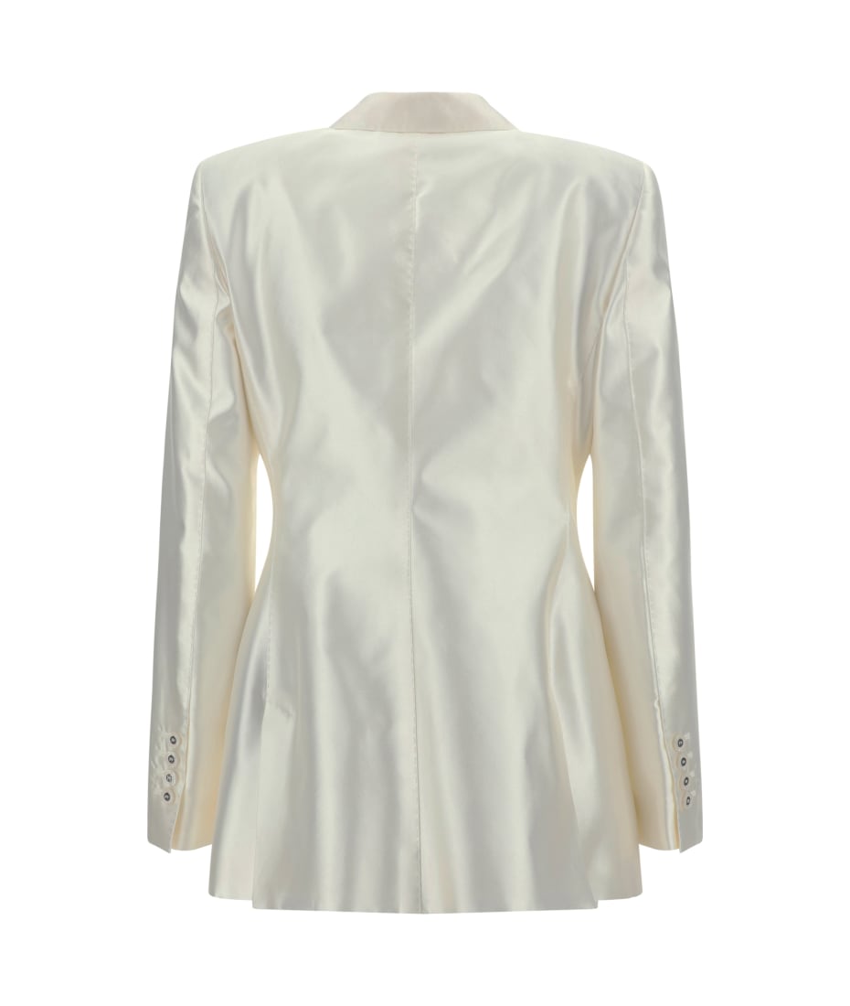 Dolce & Gabbana Blazer Jacket - Bianco Naturale