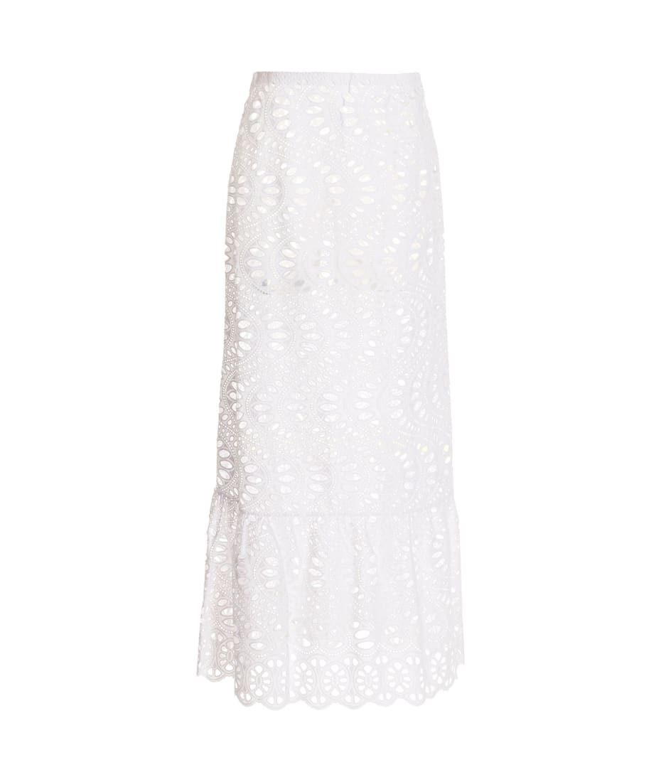 スカート GIAMBATTISTA VALLI Women Long Skirts 23CPRVLE2B4423MAC1101 W Giambattista Valli Macramé Long Skirt | italist