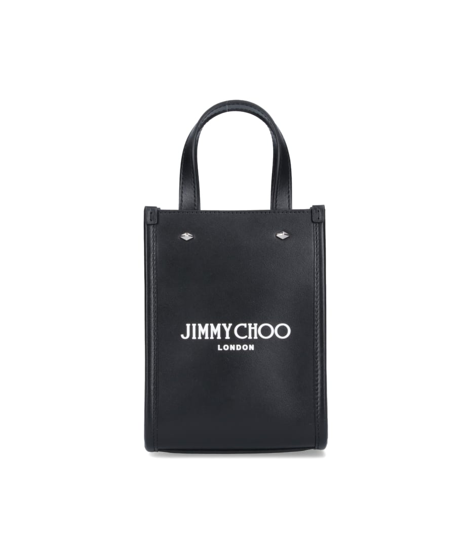 雑誌掲載・即発・関税込◆JIMMY CHOO◆Mini N/S Tote ミニ Jimmy Choo Mini N/S Tote Bag | Neutrals | FARFETCH