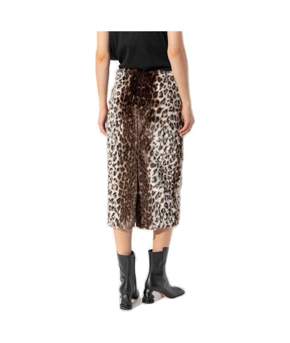 【送料&関税込】Alexander McQueen Leopard Jacquard Pencil Sk Alexander McQueen Leopard Jacquard Pencil Skirt | italist