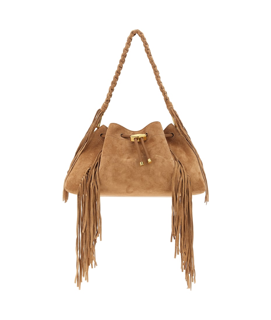 【送料&関税込】Jimmy Choo cinch M Shoulder Bag Cinch M | Tan Suede Bag | JIMMY CHOO
