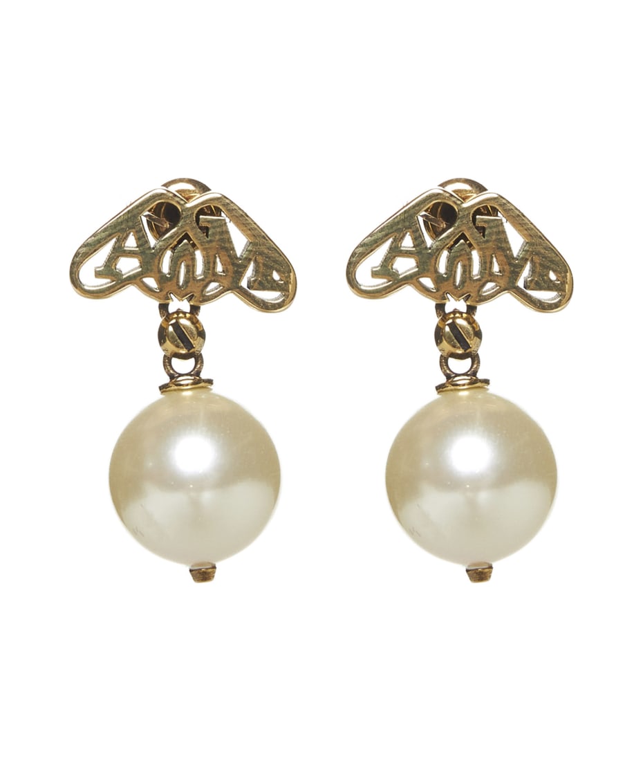 Alexander mcqueen pearl on sale earrings