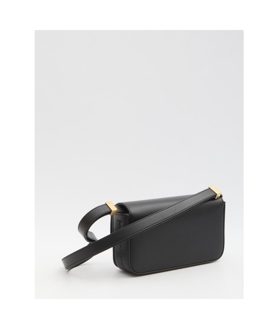 【TOD'S】MICRO T-TIMELESS CROSSBODY BAG Woman BLACK T Timeless Crossbody Bag in Leather Micro