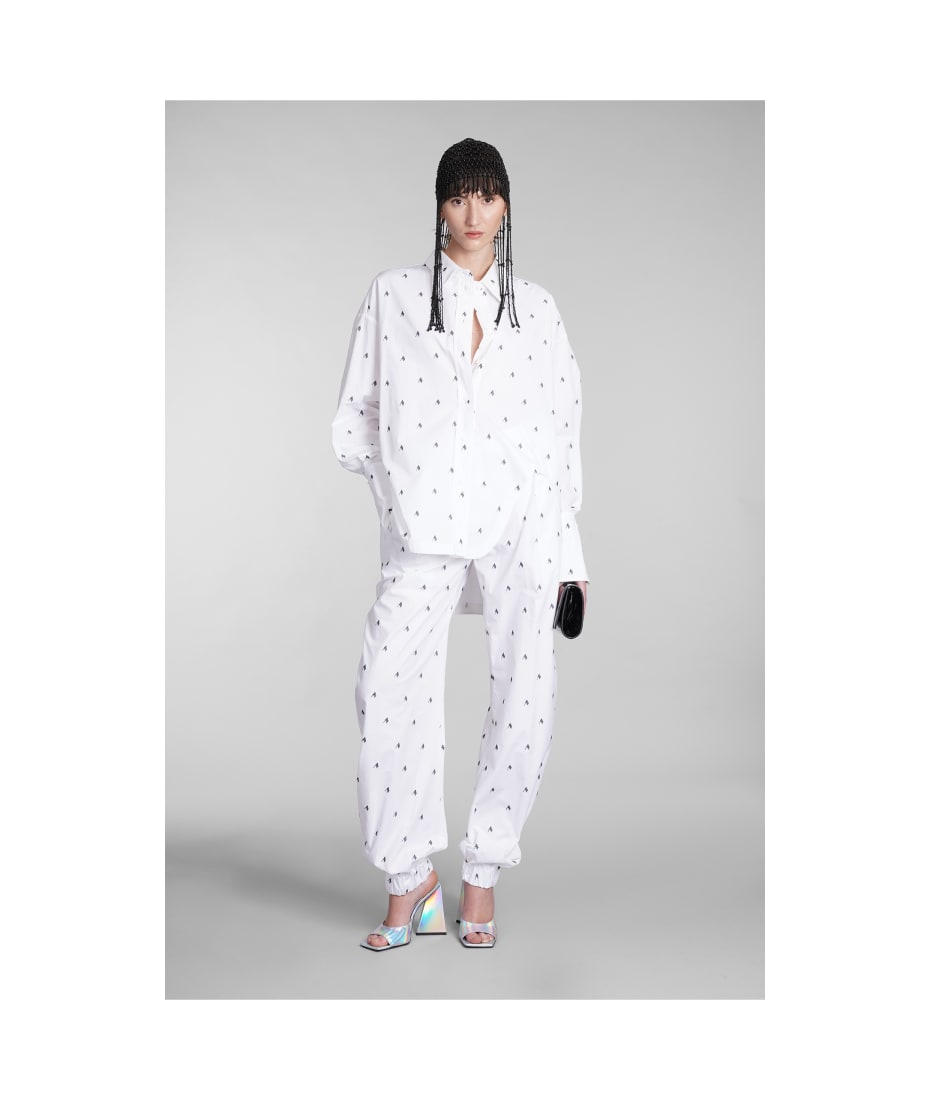 ボトムスその他 THE ATTICO SS23 ALL OVER LOGO PANTS (231WCP103_C052R020) The Attico All Over Logo Pants | italist