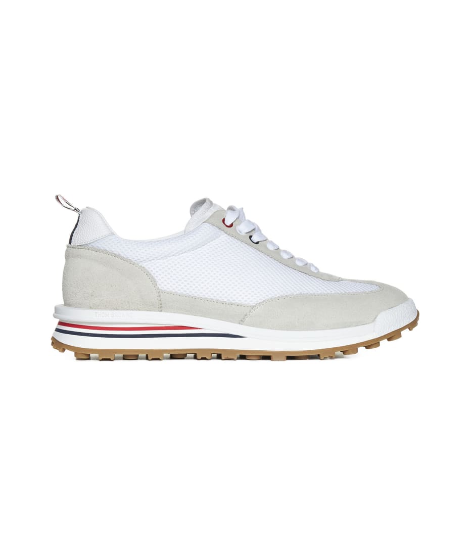【送料&関税込】Thom Browne teck Runner Sneakers Thom Browne Tech Runner low-top Sneakers | Neutrals | FARFETCH