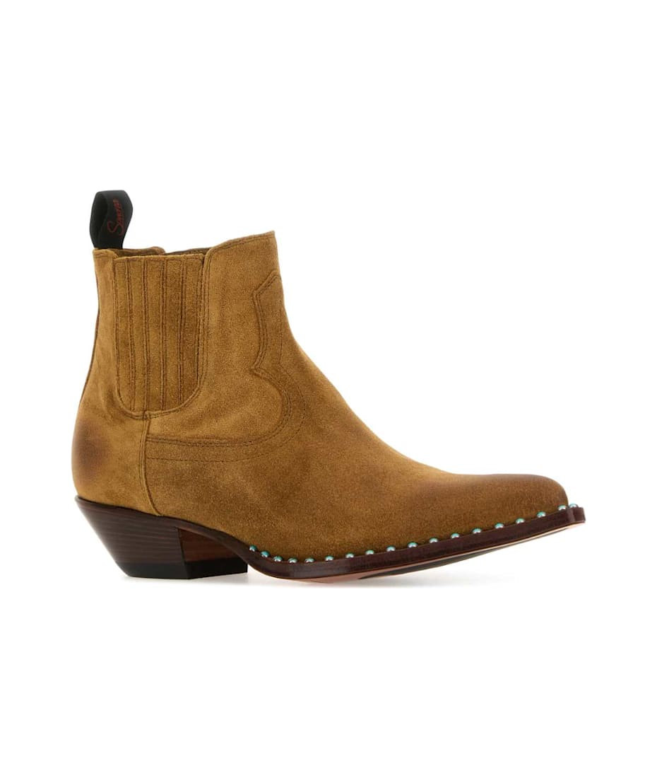 ブーツその他 SONORA BOOTS (HIM357CASUE06W CAMEL) Sonora Camel Suede Hidalgo Mini Ankle Boots | italist