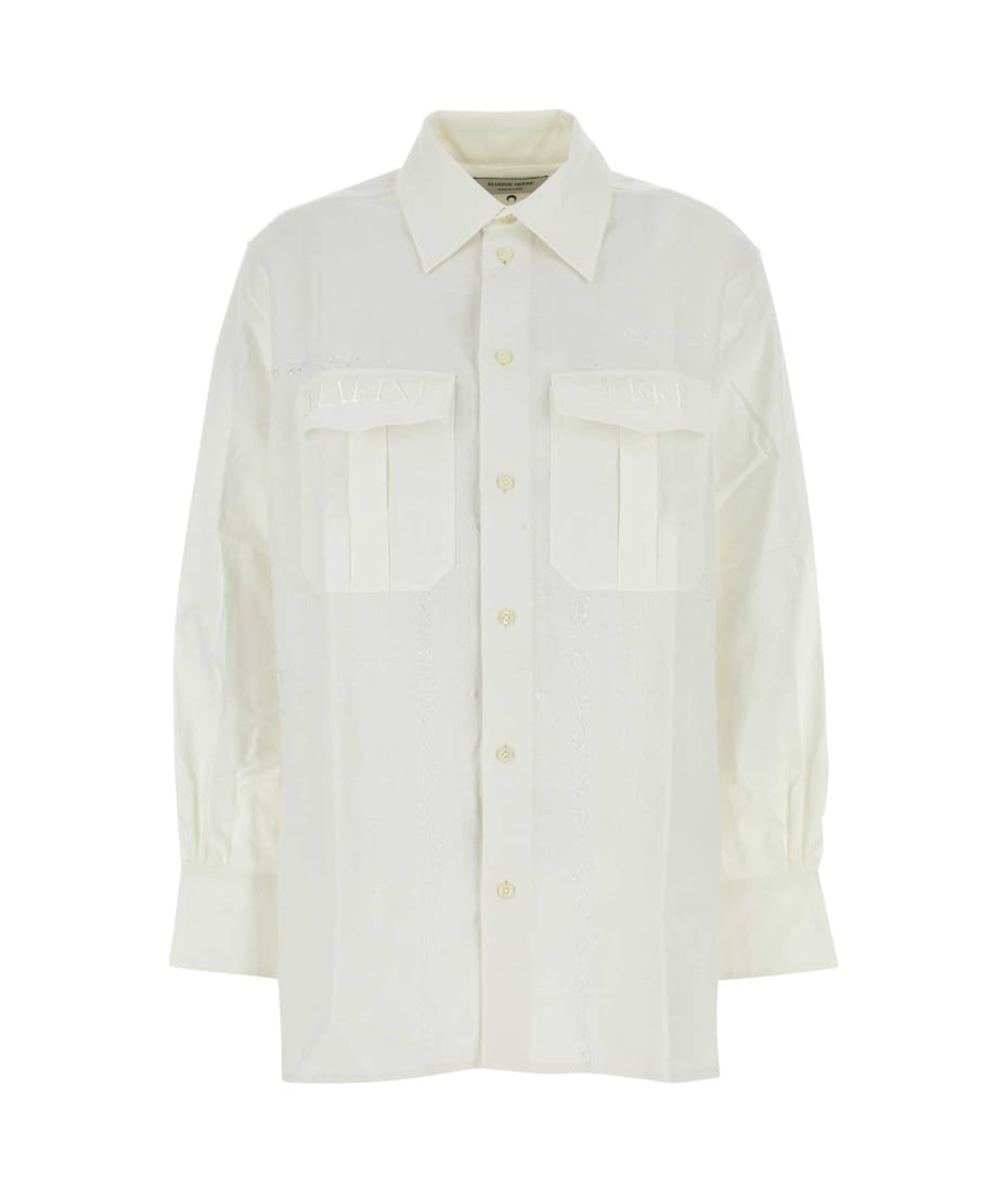 Marine Serre White Cotton Shirt | italist