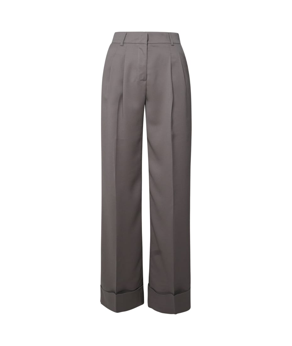 Size 6 Tan Pant - Tailored 70s Polyester Gabardine Wide Leg Trousers - –  Vintage Vixen Clothing