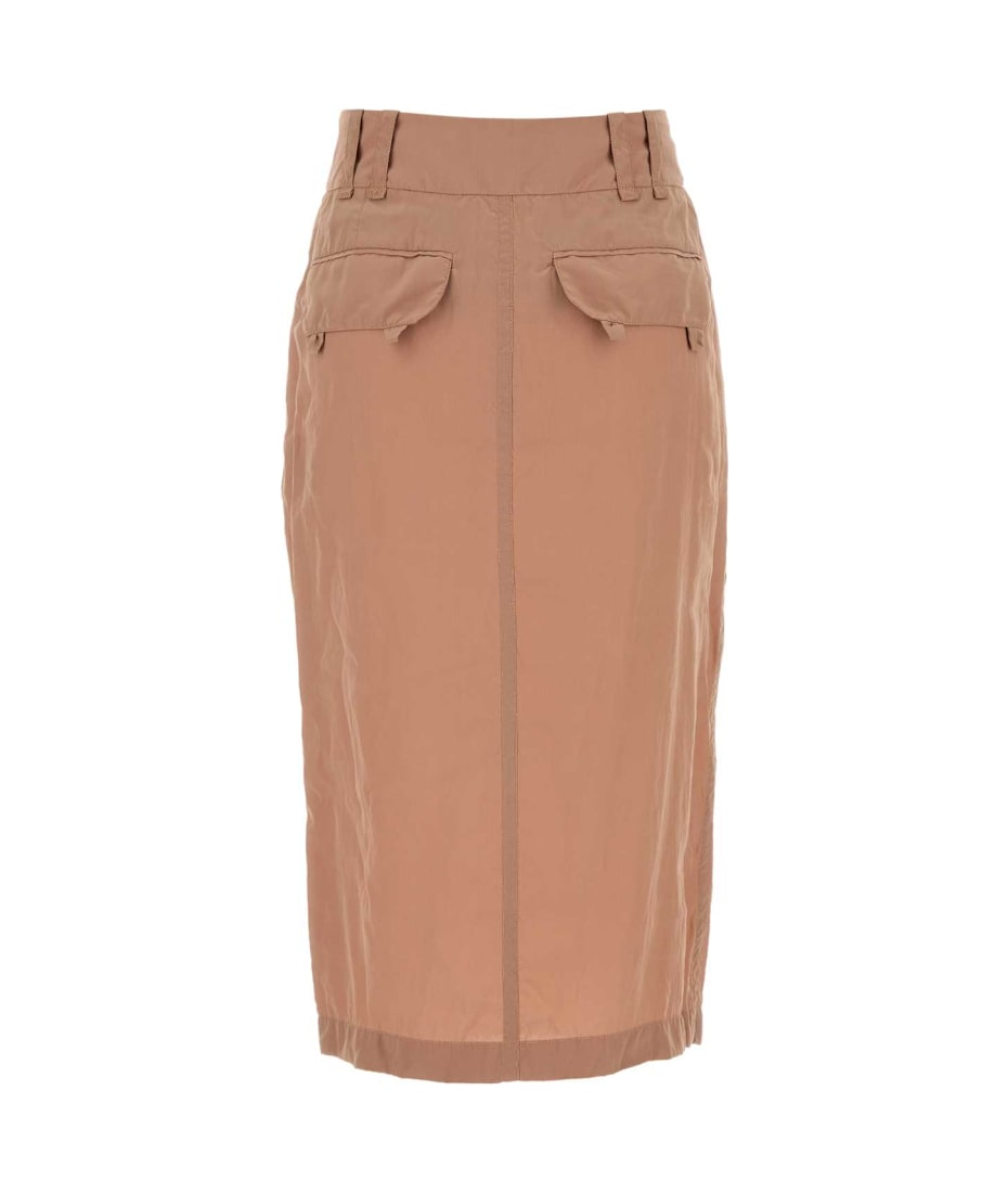 【送料&関税込】Saint Laurent Skin Pink Crepe Skirt Saint Laurent Skin Pink Crepe Skirt | italist