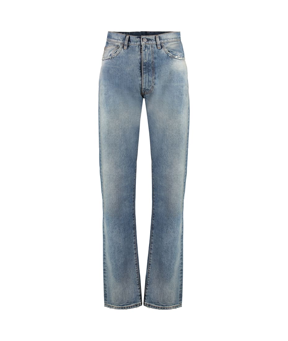 Destroyed straight shop leg jeans