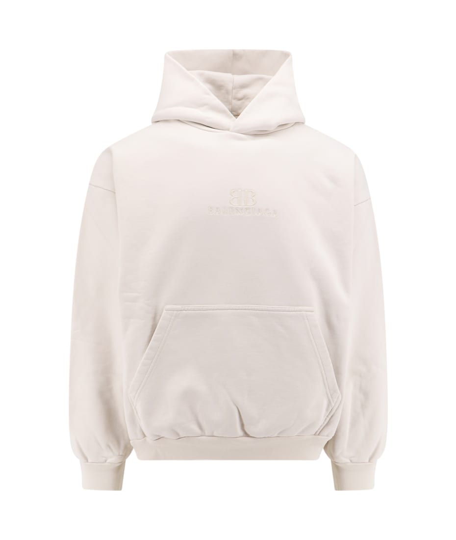 パーカー・フーディ BALENCIAGA Men Hoodies 767877 TQVS99121 Beige Balenciaga - Cotton hoodie Beige - The Corner