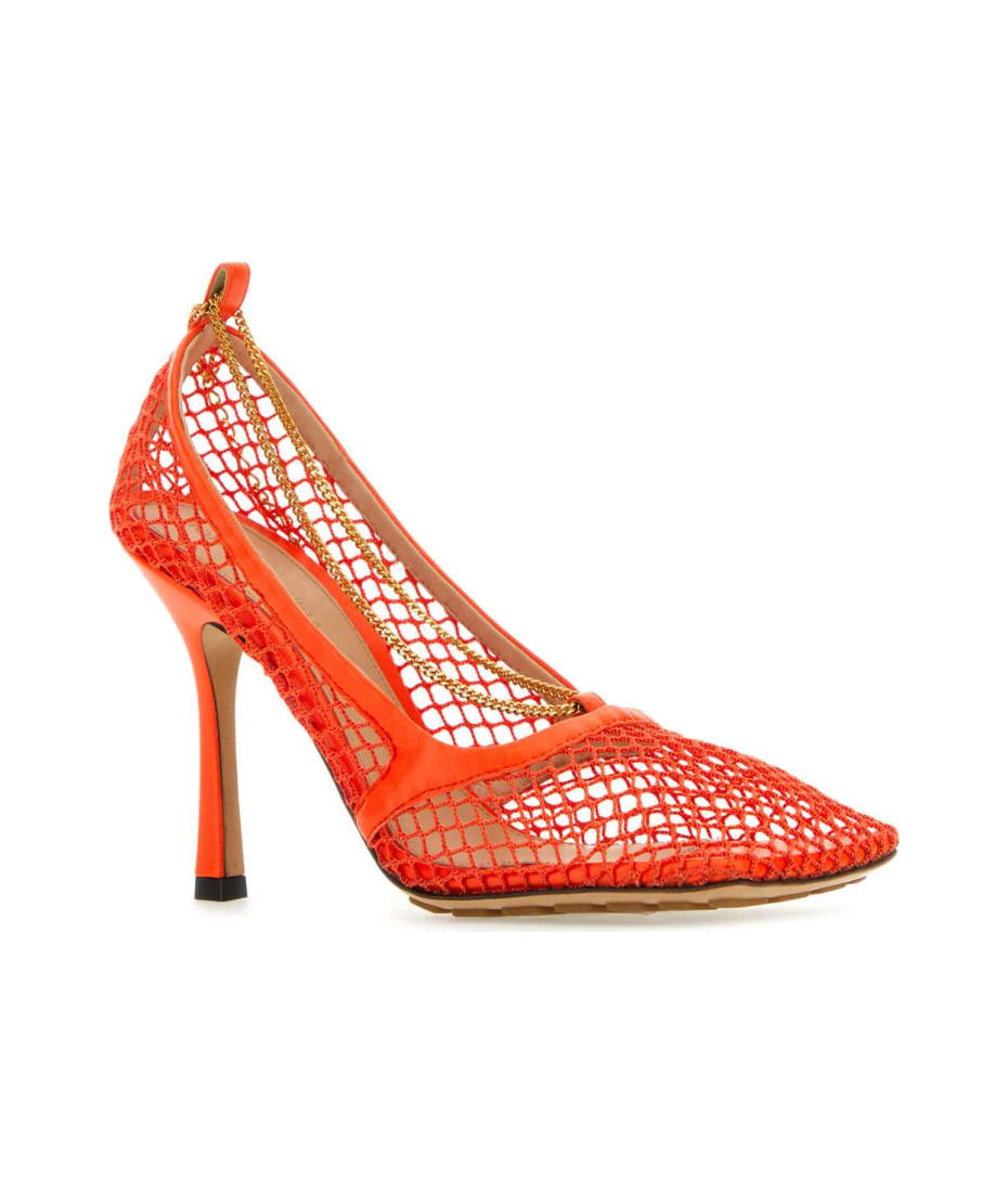 サンダル・ミュール Bottega Veneta Grass green mesh Stretch pumps Bottega Veneta Grass Green Mesh Stretch Pumps | italist