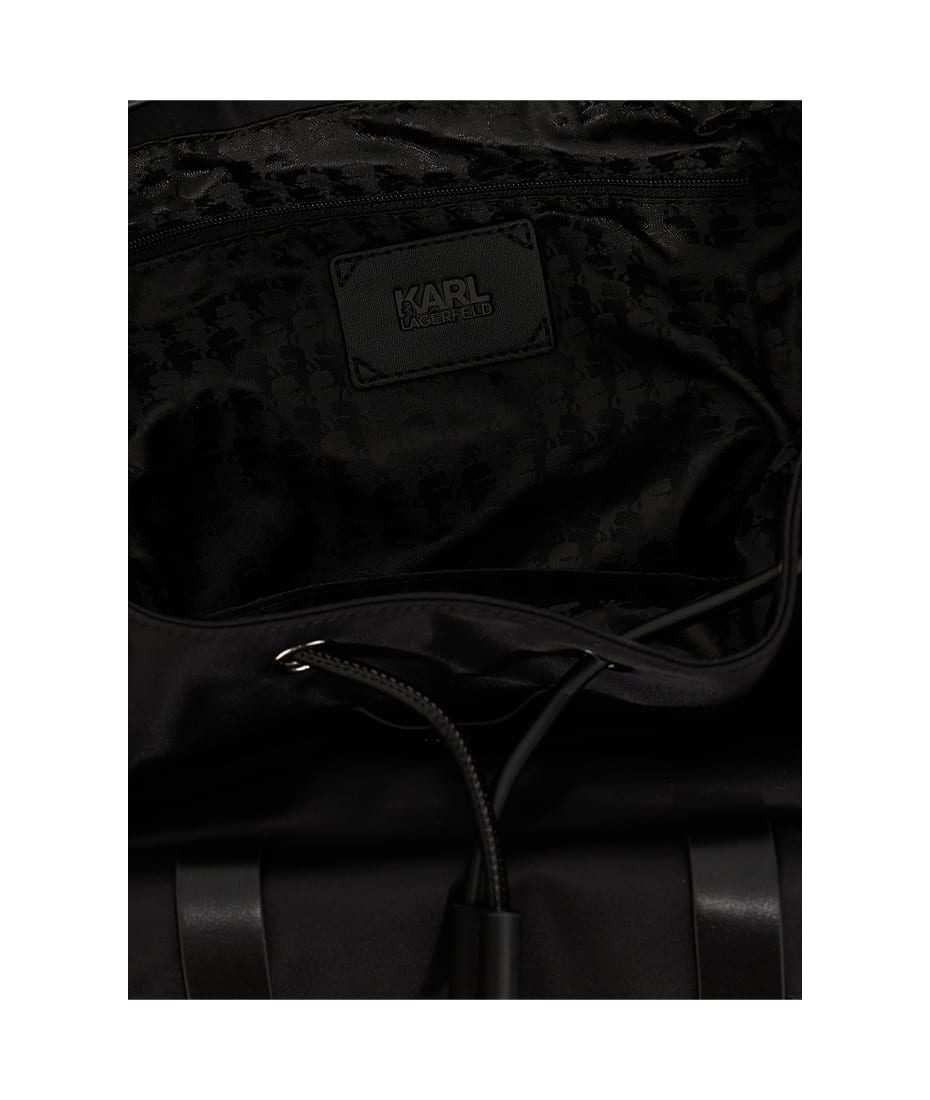 Buy Karl Lagerfeld Black K/Ikonik Laptop Bag in Leather for WOMEN in Saudi