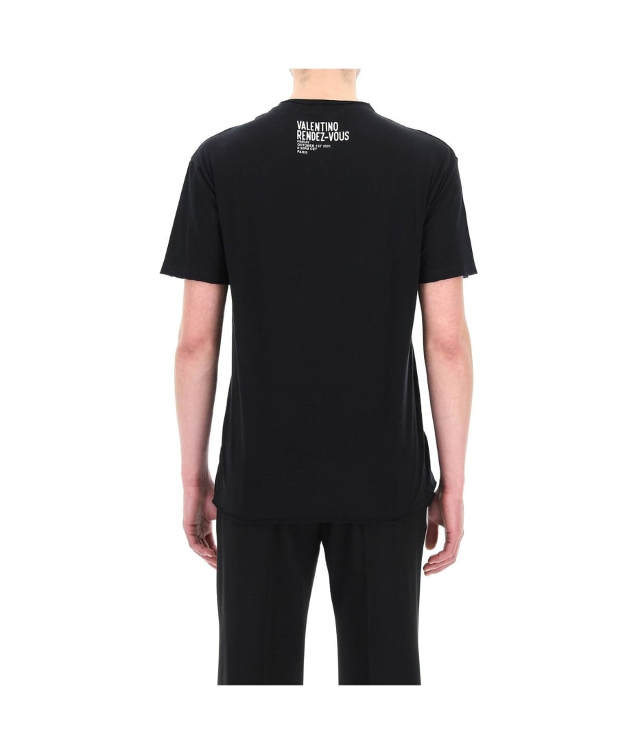 Valentino Archive Print T-shirt - Black